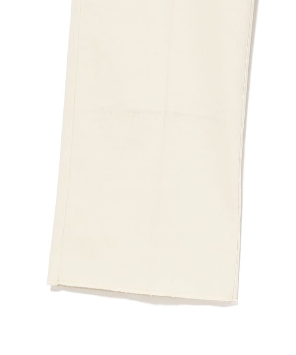 【10%OFFクーポン対象】コットンカルゼ 2プリーツ ストレッチ チノパンツ