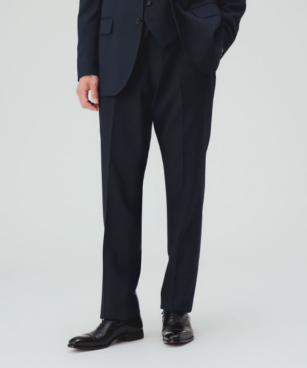 【10%OFFクーポン対象】ピンヘッド トラベル スラックス（セットアップ対応） ウォッシャブル仕様のため、ご自宅での簡単なお手入れで綺麗を維持できます[H：178cm Size：L]
