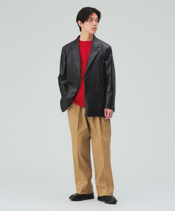 セミワイド イージー チノパンツ [H:178cm C:87 W:72 H:86 Size:L]
