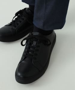 フェイクレザー ドレス スニーカー