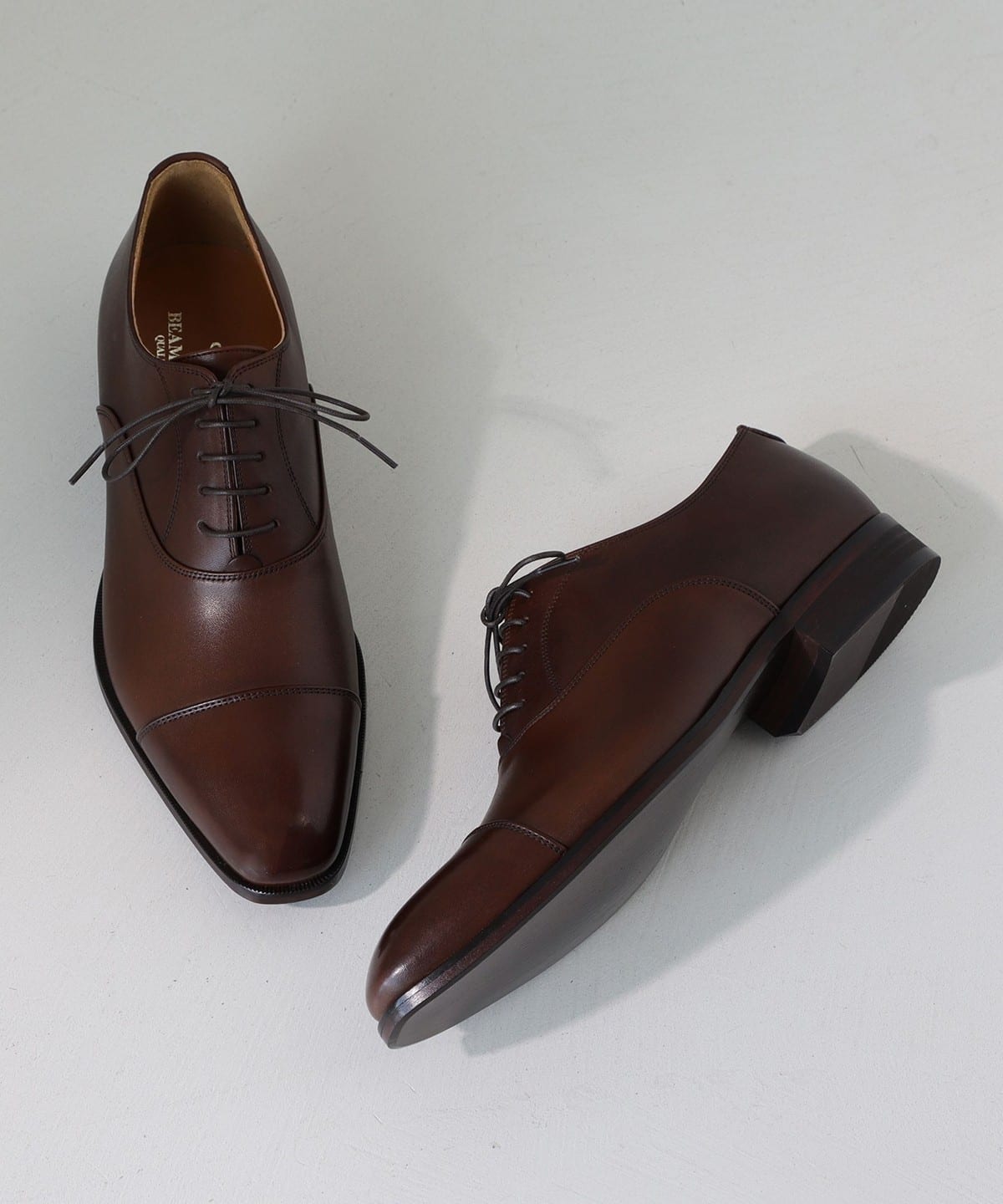 [Partial reservation] BEAMS HEART / Straight tip Oxford shoes