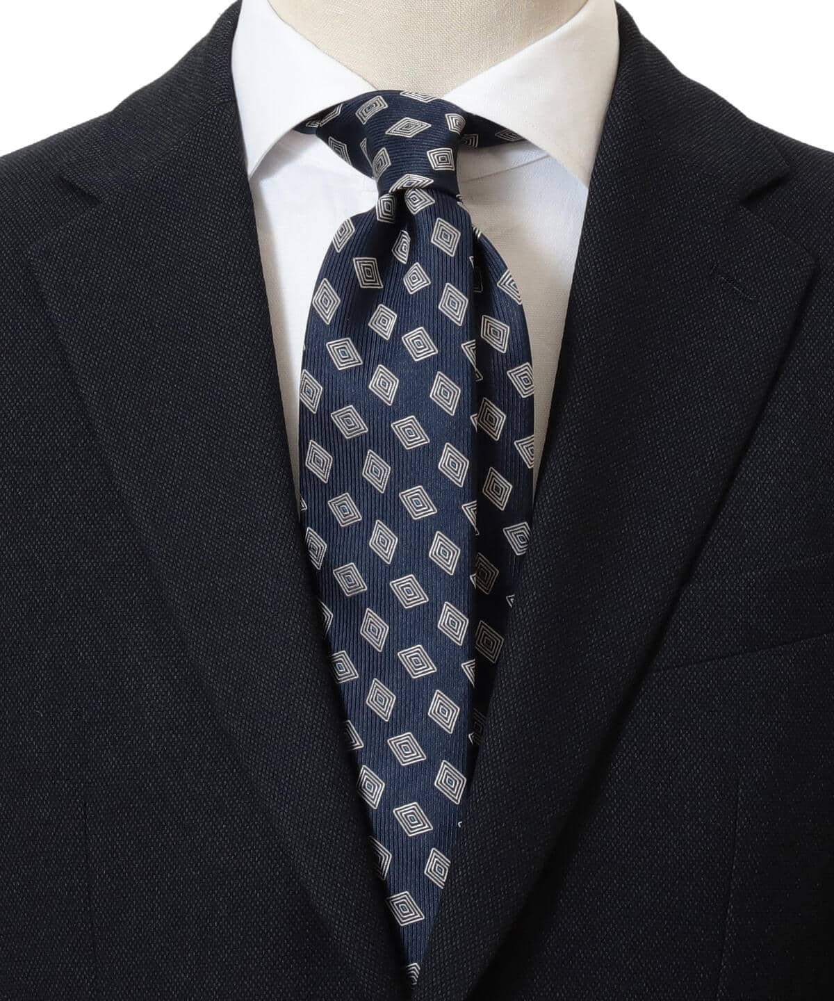 小紋柄 ジャカード ネクタイ 22AW① スーツ・ネクタイ MEN NAVY JAQ FREE 小紋柄 ジャカード ネクタイ 22AW① スーツ・ネクタイ MEN NAVY JAQ FREE