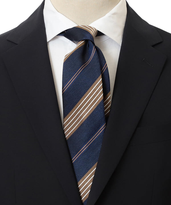 BEAMS⭐︎黒スーツとストライプネクタイセット BEAMS HEART BEAMS HEART Necktie 23SS (Suits & Neckties) for