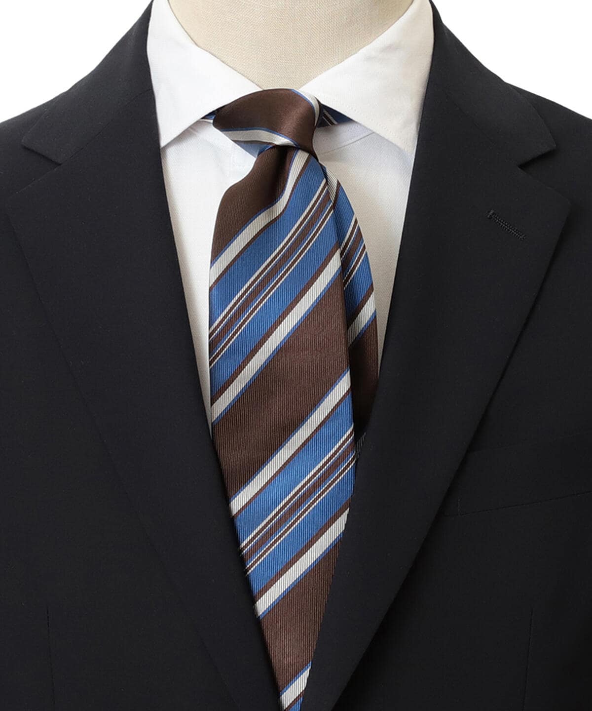ストライプ ネクタイ 23SS スーツ・ネクタイ MEN BROWN FREE ストライプ ネクタイ 23SS スーツ・ネクタイ MEN BROWN FREE