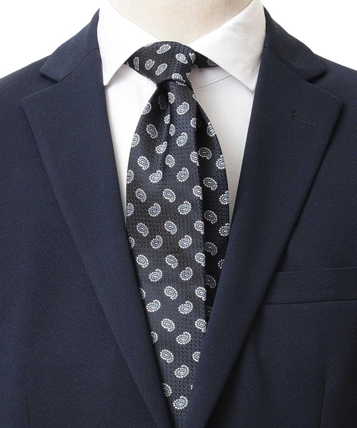 B12018 ビームス 男の子 スーツ 120 銀ボタン チェック 蝶