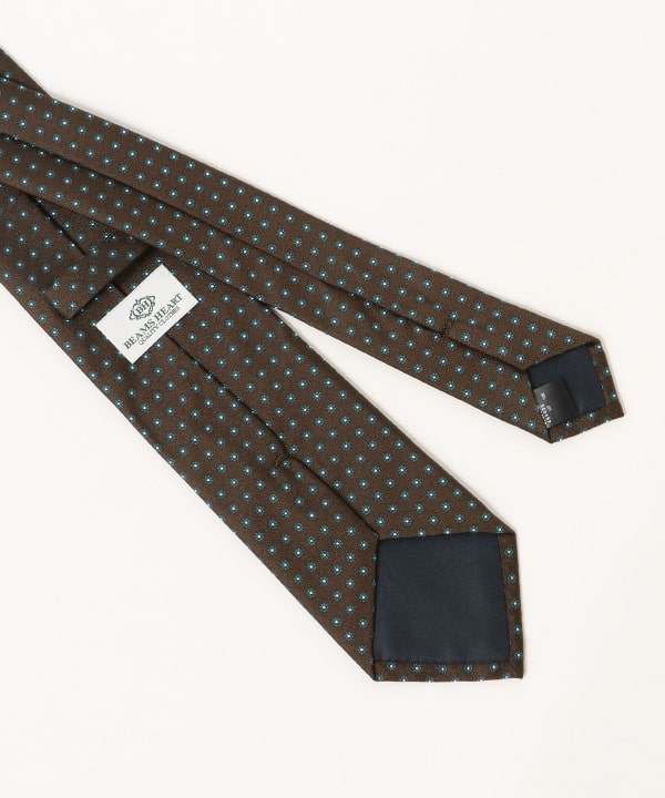 BEAMS HEART (BEAMS HEART) Small pattern jacquard tie 23AW③ (suits and ties,  ties) for sale | BEAMS