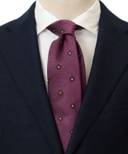 小紋柄 ジャカード ネクタイ 23AW⑤