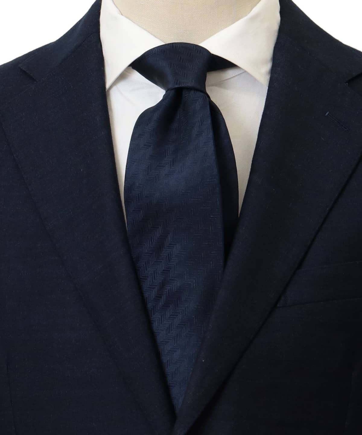 ソリッド ネクタイ 23AW⑥ スーツ・ネクタイ MEN NAVY ONE SIZE ソリッド ネクタイ 23AW⑥ スーツ・ネクタイ MEN NAVY ONE SIZE