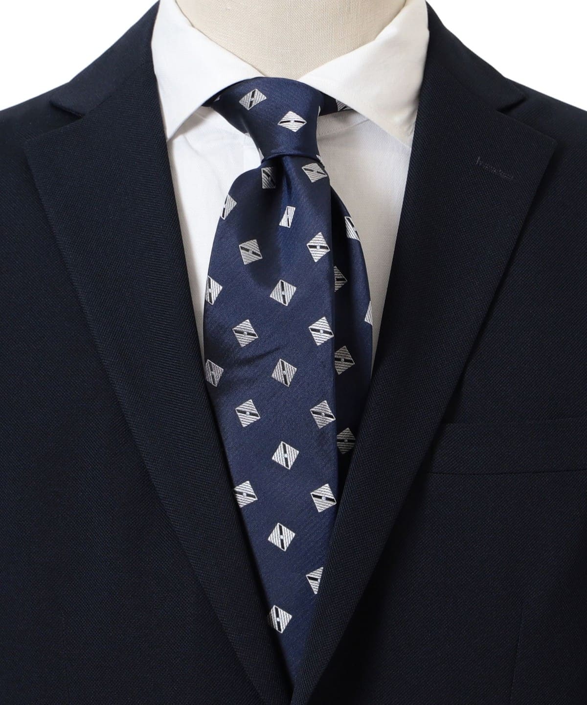 小紋柄 ネクタイ 24SS② スーツ・ネクタイ MEN NAVY⑤ ONE SIZE 小紋柄 ネクタイ 24SS② スーツ・ネクタイ MEN NAVY⑤ ONE SIZE