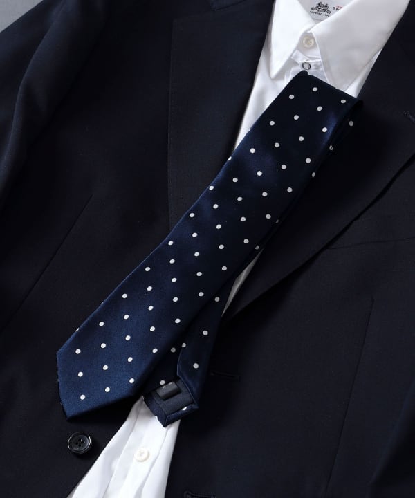 BEAMS HEART（ビームス ハート）ドット ネクタイ 24FW①（スーツ