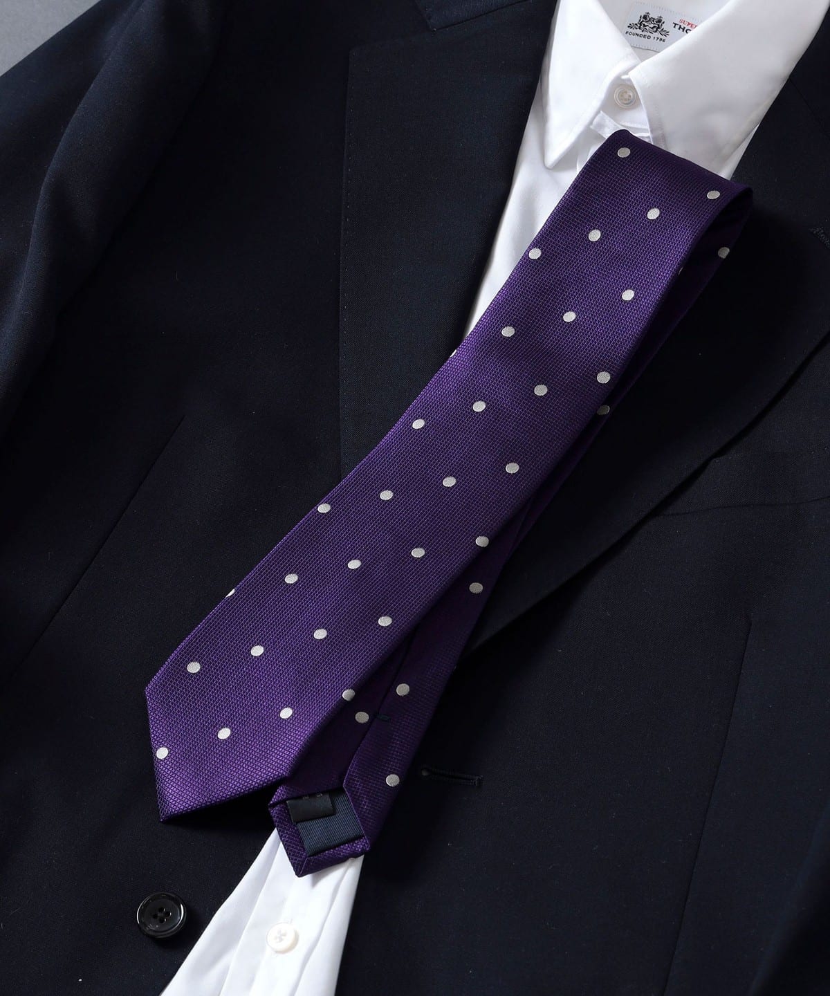 ドット ネクタイ 24FW③ スーツ・ネクタイ MEN PURPLE ONE SIZE ドット ネクタイ 24FW③ スーツ・ネクタイ MEN PURPLE ONE SIZE