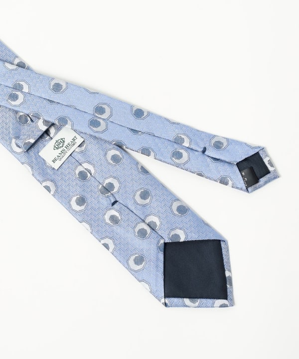 BEAMS HEART（ビームス ハート）シルク 小紋柄 ネクタイ 25SS②