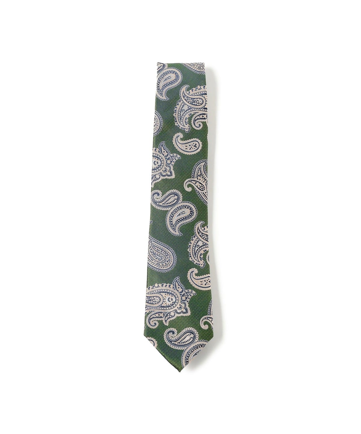 シルク ペイズリー ネクタイ 25SS② スーツ・ネクタイ MEN GREEN ONE SIZE シルク ペイズリー ネクタイ 25SS② スーツ・ネクタイ MEN GREEN ONE SIZE