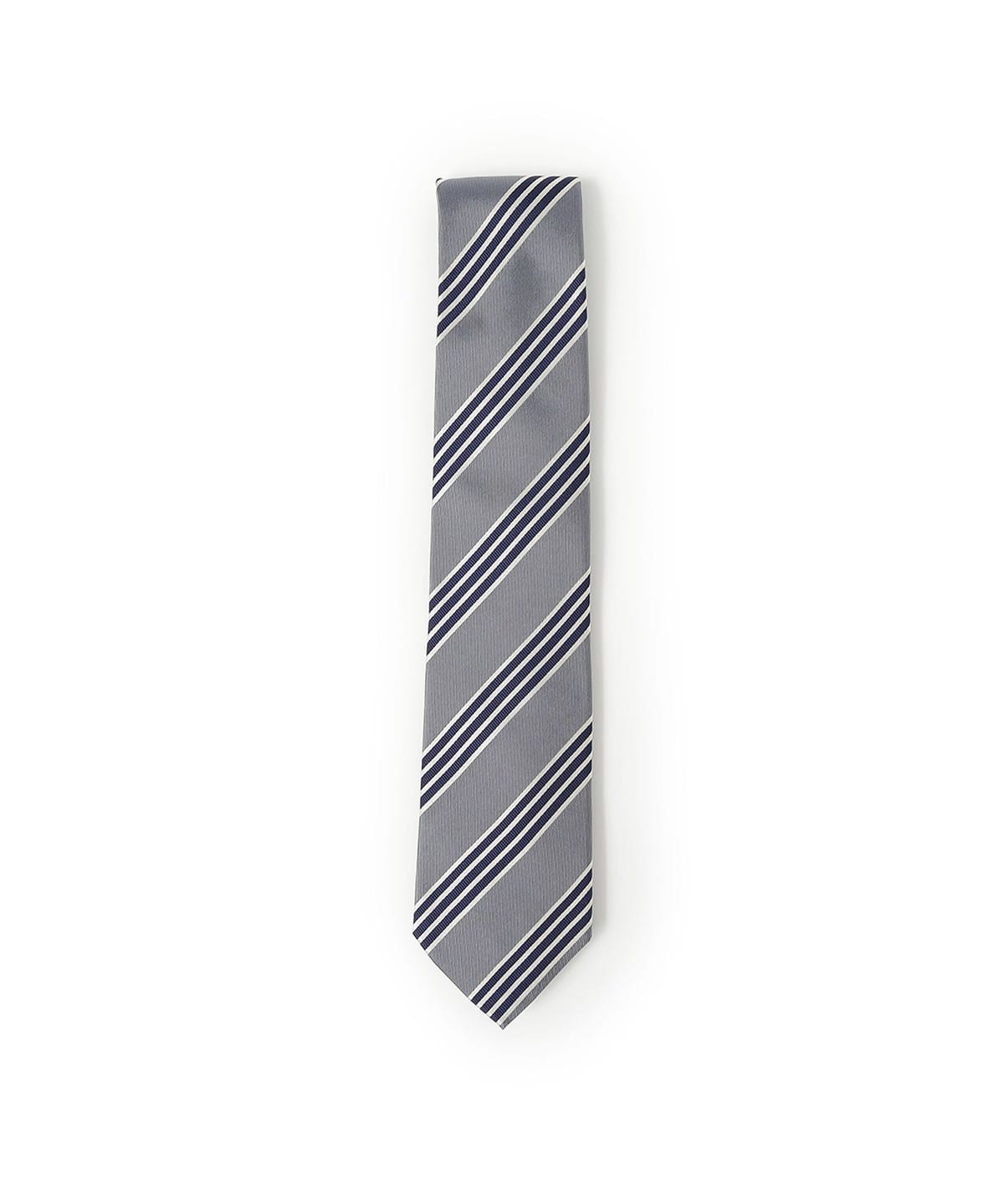 ストライプ ネクタイ スーツ・ネクタイ MEN LIGHT GREY/NAVY ONE SIZE ストライプ ネクタイ スーツ・ネクタイ MEN LIGHT GREY/NAVY ONE SIZE
