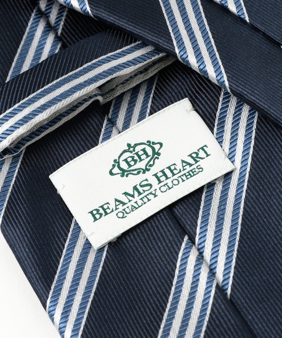 BEAMS HEART（ビームス ハート）ストライプ ネクタイ①（スーツ