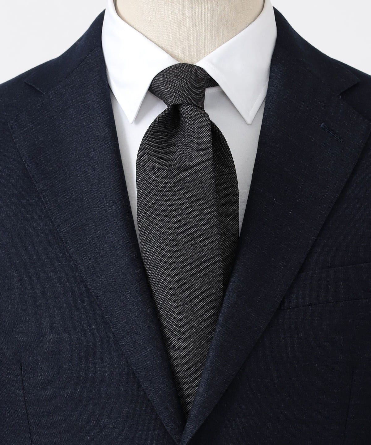 ウォッシャブル ピンヘッド ネクタイ スーツ・ネクタイ MEN CHARCOAL GREY ONE SIZE ウォッシャブル ピンヘッド ネクタイ スーツ・ネクタイ MEN CHARCOAL GREY ONE SIZE