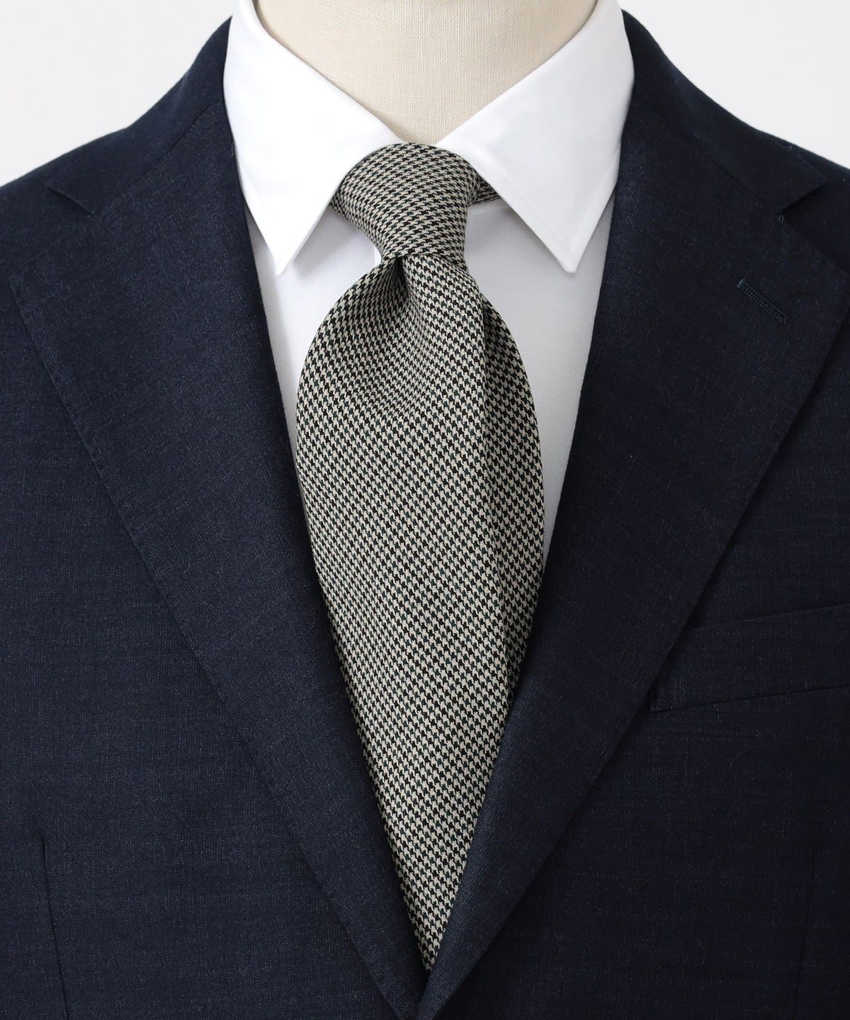 ウォッシャブル ハウンドトゥース ネクタイ スーツ・ネクタイ MEN GREY ONE SIZE ウォッシャブル ハウンドトゥース ネクタイ スーツ・ネクタイ MEN GREY ONE SIZE
