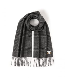 カシミヤ グレンチェック マフラー