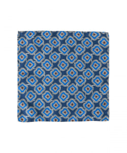 イタリアメイド プリント シルクチーフ