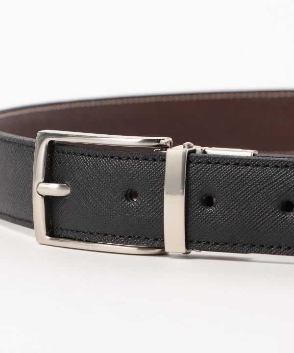 BEAMS HEART（ビームス ハート）リバーシブル エンボスレザー ベルト