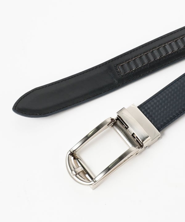 BEAMS DESIGN ブラックレザーベルト BEAMS DESIGN ブラックレザーベルト