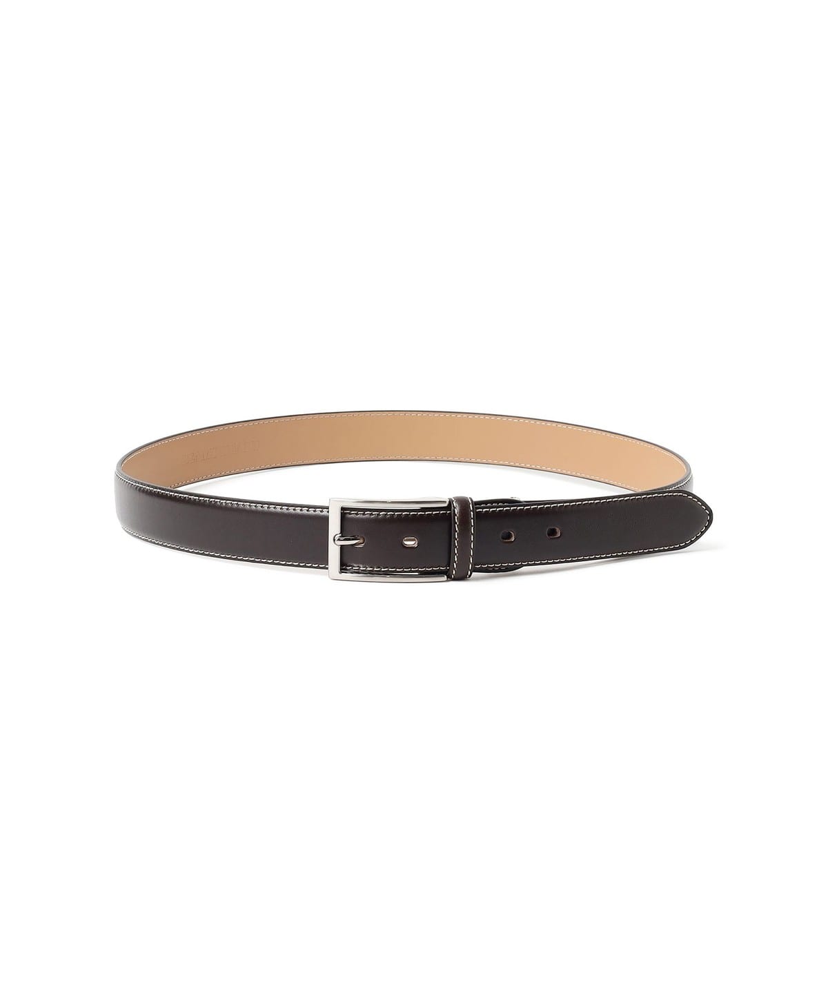 【極厚極上品】BEAMS　日本製　シルバーダブルリング　高級極厚本革ドレスベルト BEAMS HEART（ビームス ハート）【10%OFFクーポン対象】ドレス