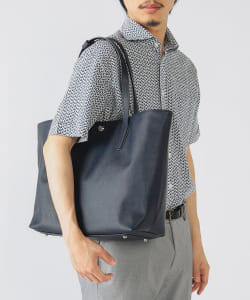 Faux leather tote bag (A4 size storage capacity)
