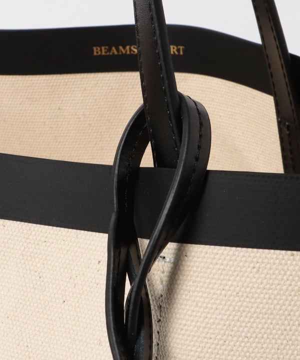 BEAMS HEART（ビームス ハート）キャンバス × レザー トート