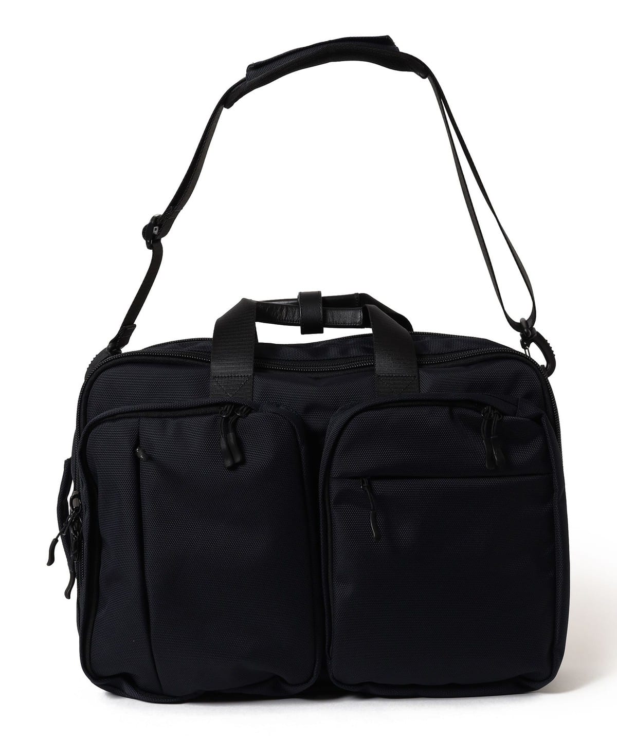 BEAMS 3WAYバック ブラック BEAMS HEART（ビームス ハート）ビジネストリップ 3WAY ブリーフバッグ
