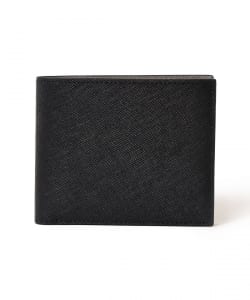 Saffiano leather bifold wallet