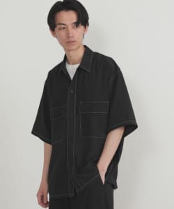 BEAMS HEART / ステッチ CPO ショートスリーブ シャツ