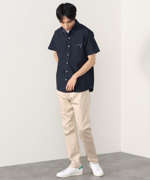 Amazon.co.jp: BEAMS GOLF 半袖Tシャツ SMALL ネイビー メンズ