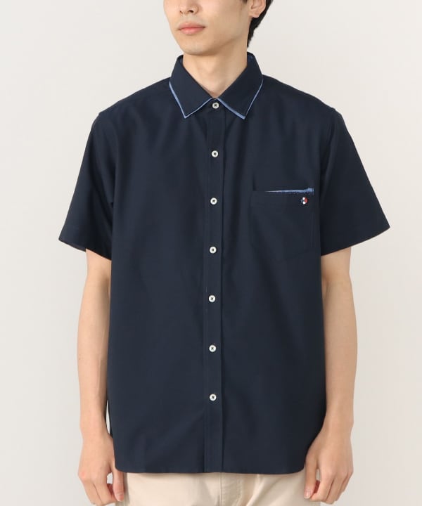 Amazon.co.jp: BEAMS GOLF 半袖Tシャツ SMALL ネイビー メンズ