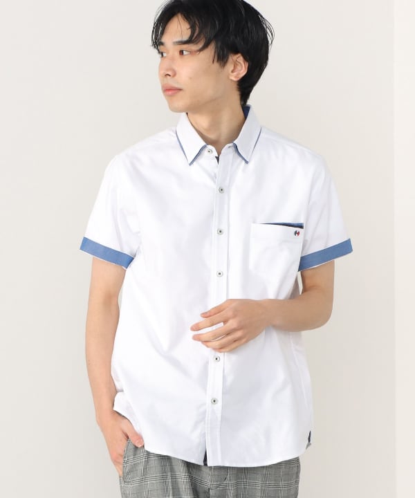 BEAMS HEART（ビームス ハート）COOLMAX(R) ダブルカラー