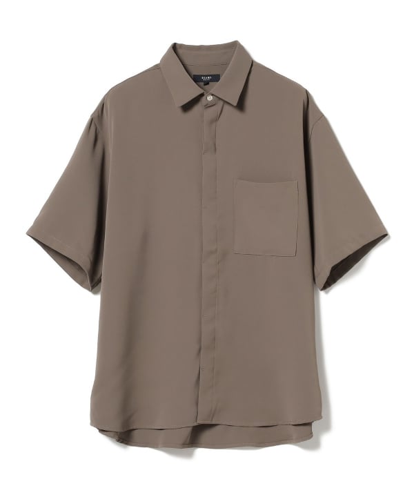 【未使用に近い★希少カラー★XL】ビームス＋半袖BDシャツ★ブラウン★プラス★★ BEAMS PLUS（ビームス プラス）B.D. Linen Oxford（シャツ