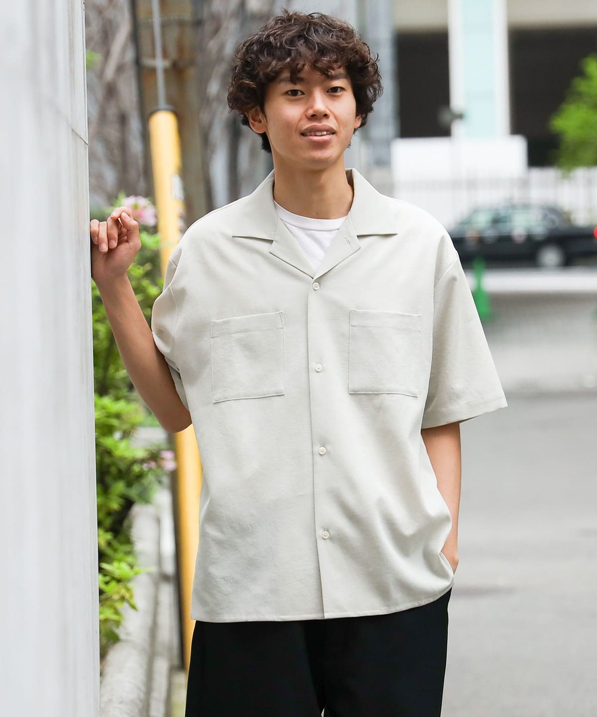 BEAMS HEART（ビームス ハート）クイックドライ オープンカラー