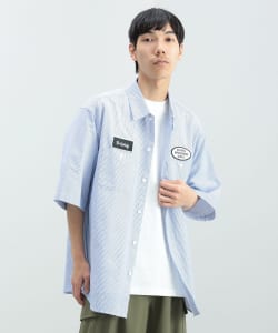 GMS ストライプ ワークシャツ