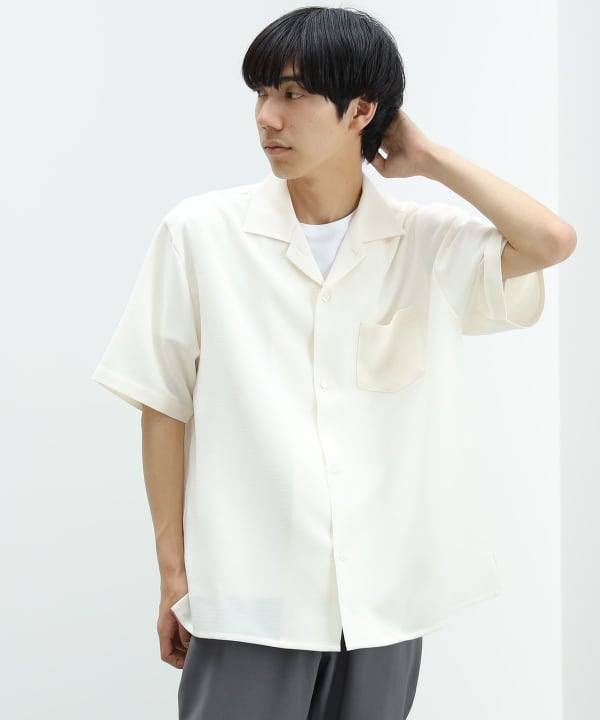 MASTER FRAME オープンカラーシャツブルゾン｜MEN'S MELROSE