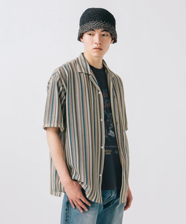 BEAMS HEART（ビームス ハート）ストライプ レース ショート