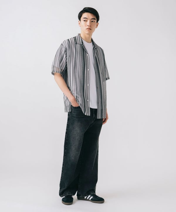 BEAMS HEART（ビームス ハート）ストライプ レース ショート