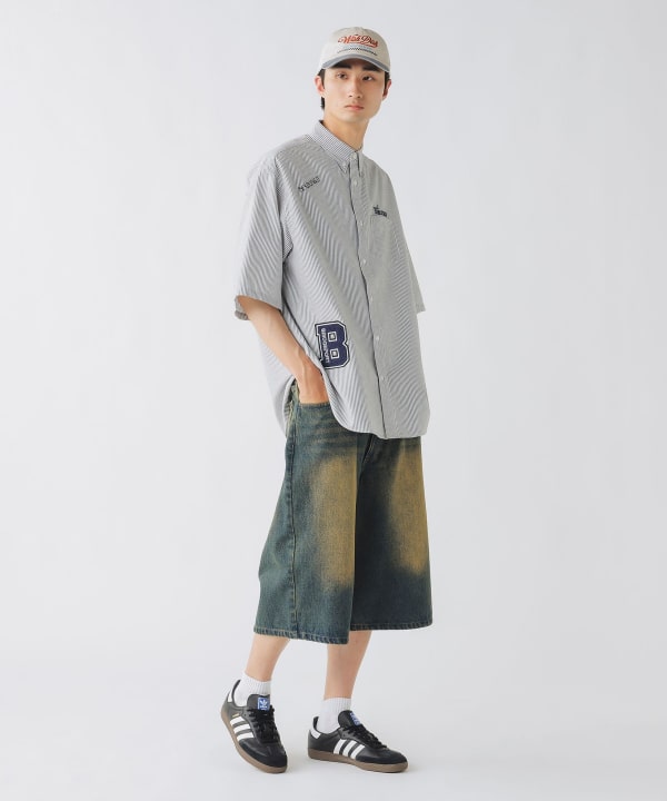 BEAMS HEART シャツ / レタード オックス ビッグ ショート
