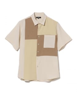 コンビ 切替 ショートスリーブ シャツ