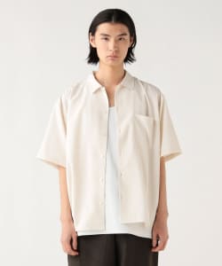 麻混 ショートスリーブ シャツ