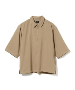 BEAMS HEART / TR ハーフジップ ビッグシャツ