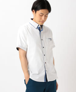 BEAMS HEART / COOLMAX(R) オックス ダブルカラー ショートスリーブ シャツ