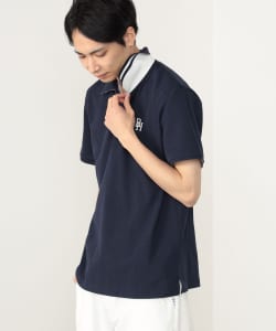 リブ切替 ポロシャツ