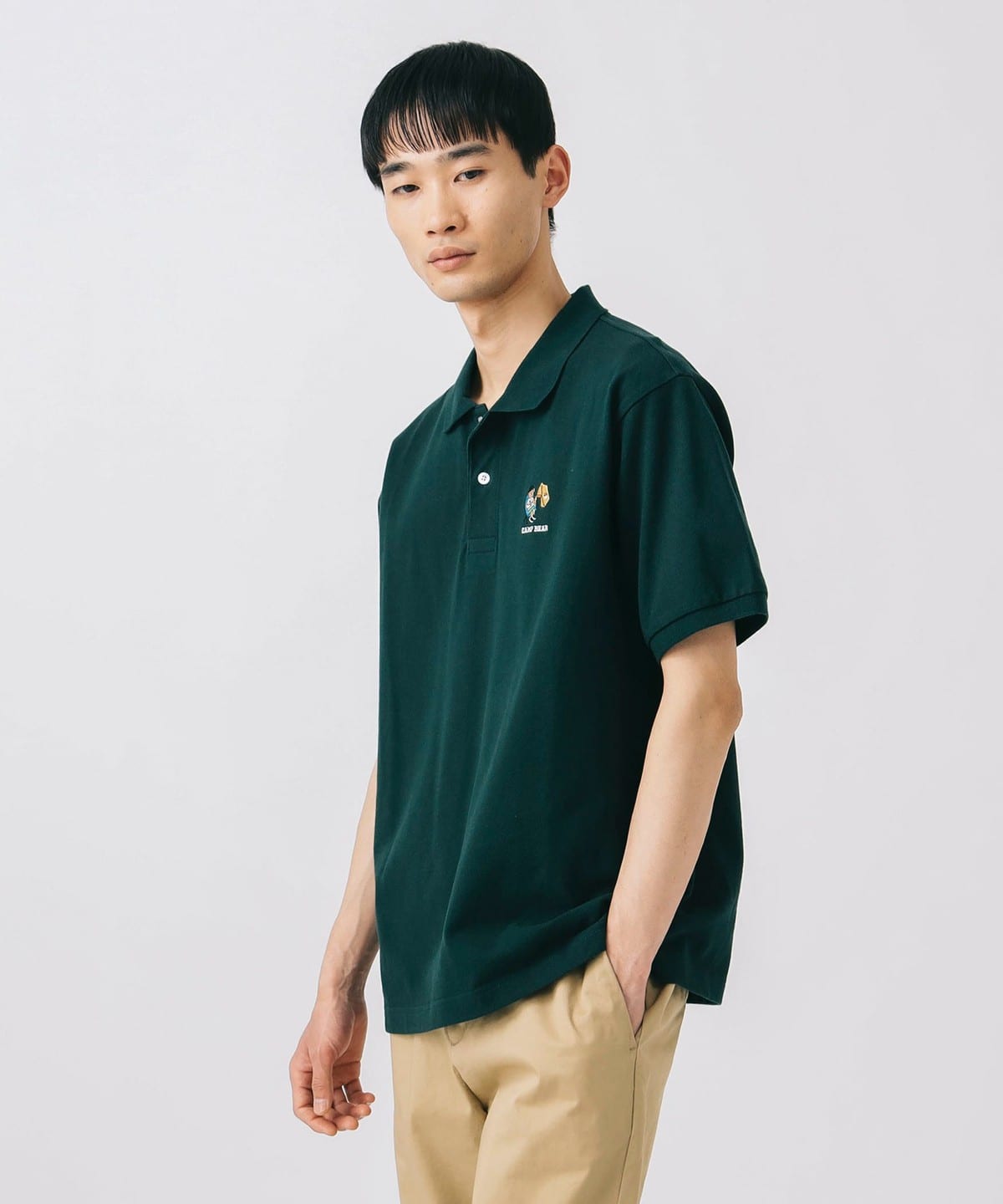 アソート ベアー ポロシャツ シャツ・ブラウス MEN GREEN XL アソート ベアー ポロシャツ シャツ・ブラウス MEN GREEN XL