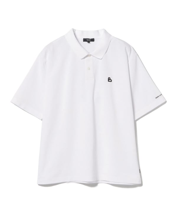 BEAMS HEART（ビームス ハート）B-HEARTロゴ 鹿の子 ポロシャツ