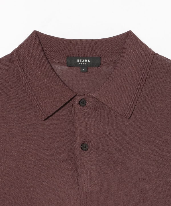 BEAMS HEART BEAMS HEART Cooling Knit Polo Shirt (Cooling Touch