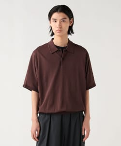 ハイゲージ 冷感 ニットポロシャツ（接触冷感）